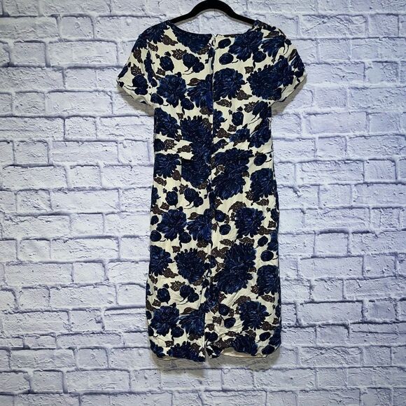 Boden Silk Linen Cap Sleeve Dress - Picture 5 of 12